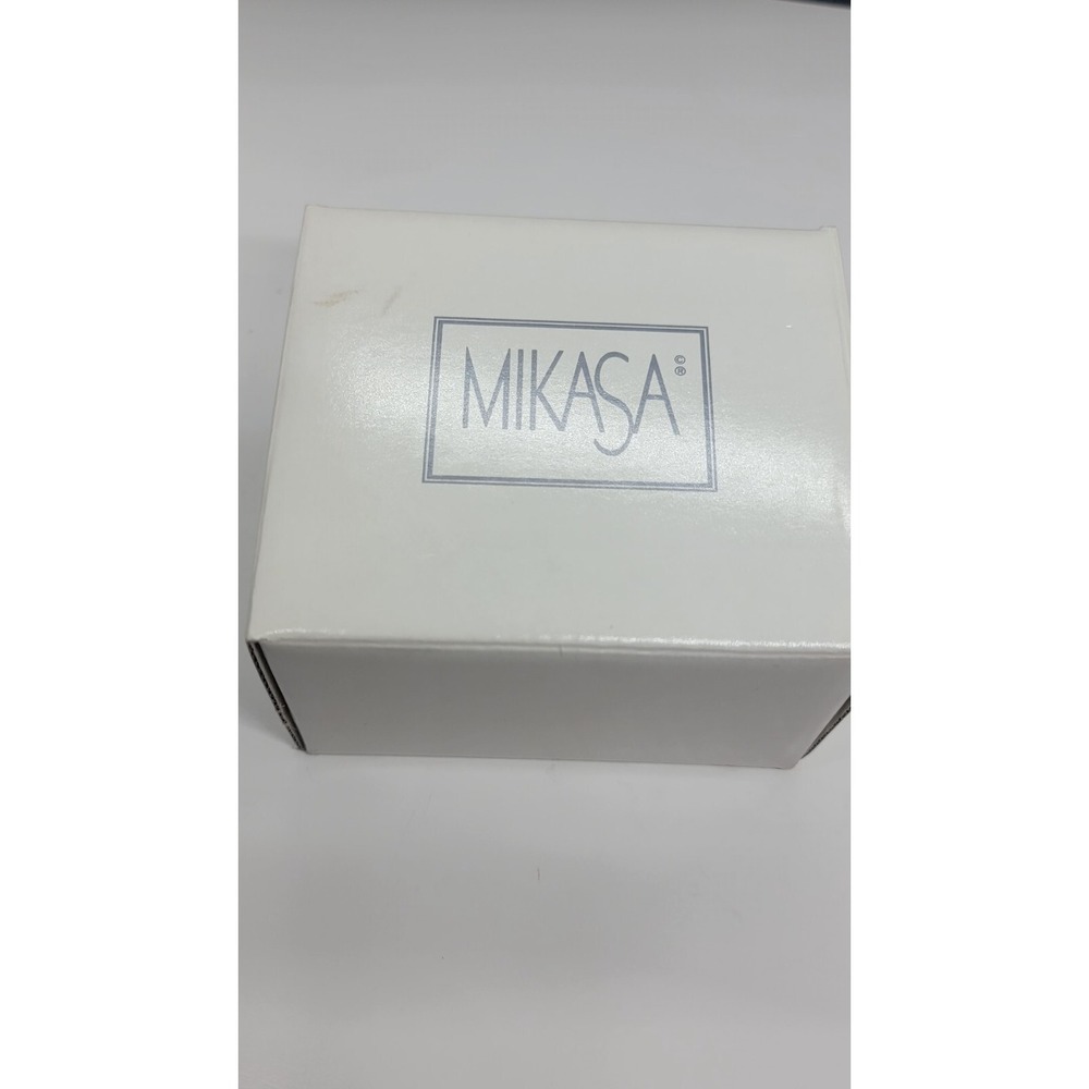Crystal MIKASA NATURE'S SONG Snowflake Lidded Trinket Box - Made in Germany - Picture 9 of 10